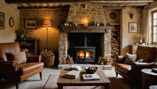 S'accorder une pause lecture au coin du feu en gîte